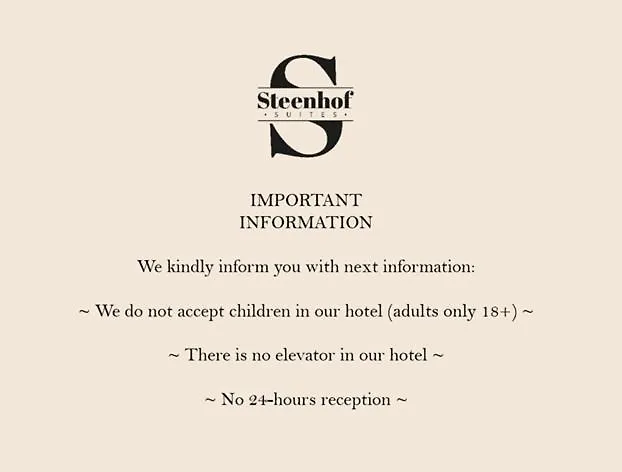 Hotel Boutique Steenhof - Adults Only